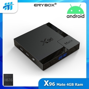 Android TV box X96 mate - Hệ điều hành 10, Ram 4GB, Rom 32GB, Allwinner H616