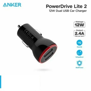 Sạc xe hơi 2 cổng Anker PowerDrive 2 Lite