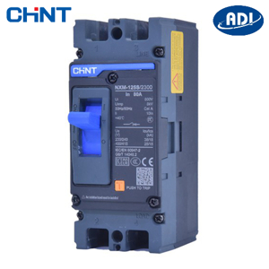 Aptomat Chint MCCB 2 pha 125 A 25kA NXM-125S/2300 2P125A