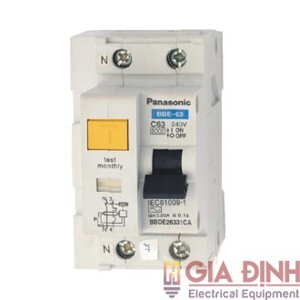 Aptomat chống rò dòng RCBO Panasonic BBDE25031CA