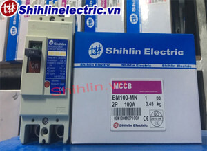 Aptomat MCCB 2P 40A Shihlin BM100-MN 2P 40A