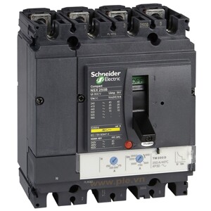 Aptomat - MCCB Schneider 4P 200A 25kA LV431121