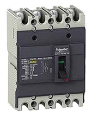 Aptomat - MCCB Schneider 4P 50A 30kA EZC100H4050
