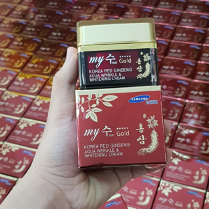 Aqua Wrinkle & Whitening Cream - Kem Dưỡng Da Tổng Hợp Hồng Sâm Hàn Quốc