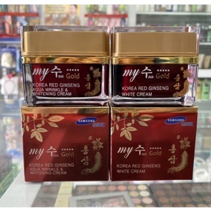 Aqua Wrinkle & Whitening Cream - Kem Dưỡng Da Tổng Hợp Hồng Sâm Hàn Quốc