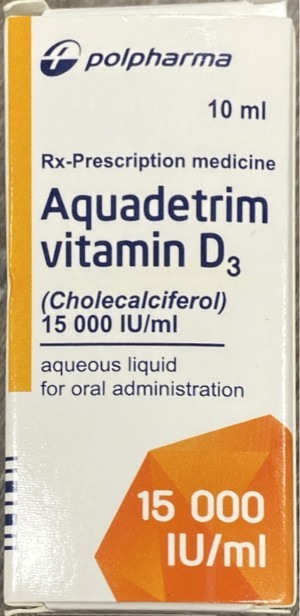 Aquadetrim vitamin d3 - lọ 10ml - bổ sung vitamin d3