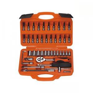 Bộ tuýp và vòng miệng cao cấp 46 chi tiết Asaki AK-9754 - C2-1/4inch