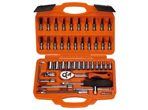 Bộ tuýp và vòng miệng cao cấp 46 chi tiết Asaki AK-9754 - C2-1/4inch