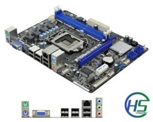 Bo mạch chủ (Mainboard) Asrock H61M-VS - Socket 1155, Intel H61, 2 x DIMM, Max 16GB, DDR3