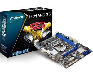 Bo mạch chủ (Mainboard) Asrock H71M-DGS - Socket 1155, Intel H61, 2 x DIMM, Max 16GB, DDR3