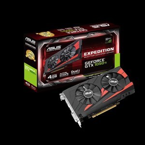 Asus EX-GTX1050TI-O4G (NVIDIA Geforce/ 4Gb/ DDR5/ 128 Bits)