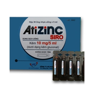 AtiZinc bổ sung Kẽm - Hộp 100 viên