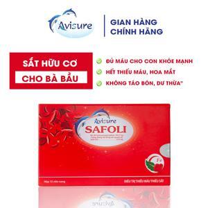 Avisure Safoli bổ sung sắt cho bà bầu - hộp 30 viên