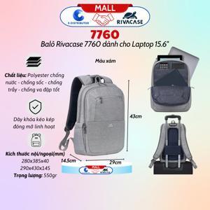Ba lô đựng máy xách tay RIVACASE 7760 15.6 inch