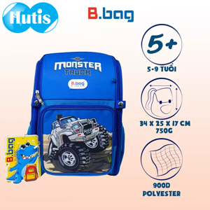 Balo chống gù Adventure Box-Monster Truck B-12-112