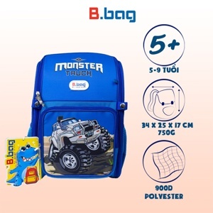 Balo chống gù Adventure Box-Monster Truck B-12-112