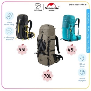 Balo Hiking Naturehike NH16Y020-Q 55L