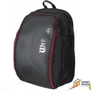 Balo tennis Federer DNA Backpack Black/red WRZ832796