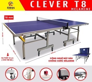 Bàn bóng bàn Swin Clever T8