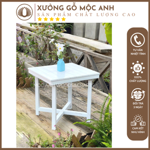 Bàn Cafe chân gấp 55x55cm