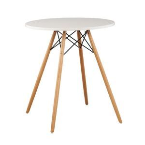 Bàn cafe Eames tròn chân gỗ CFD68017