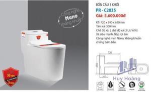 Bàn cầu 1 khối Proxia PR-C2035