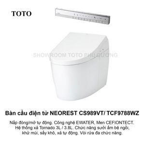 Bàn cầu 1 khối Toto CS989VT/TCF9768WZ