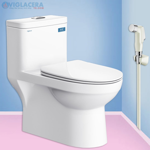 Bàn cầu 1 khối Viglacera MK2