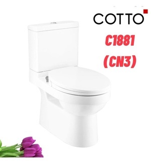 Bồn cầu 2 khối 2 xả ấn Cotto C1881