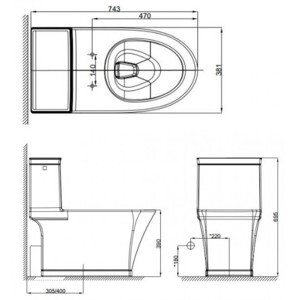 Bàn Cầu American Standard WP-2025