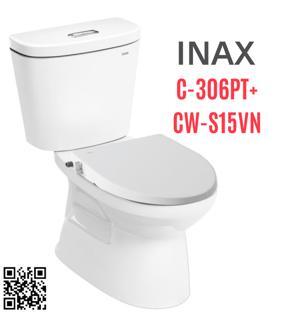 Bàn cầu INAX  C-306PT+CW-S15VN - 2 khối