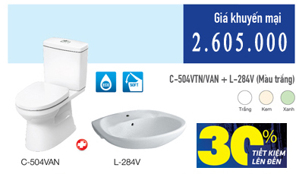 Bồn cầu Inax C-504 VTN