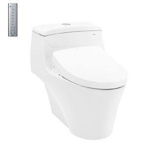 Bàn cầu Toto 1 khối CW823RAW11 - nắp điện tử Washlet