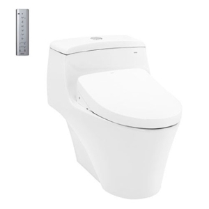 Bàn cầu Toto 1 khối CW823REAW12 nắp rửa điện tử Washlet+