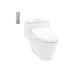 Bàn cầu Toto 1 khối CW823REAW12 nắp rửa điện tử Washlet+