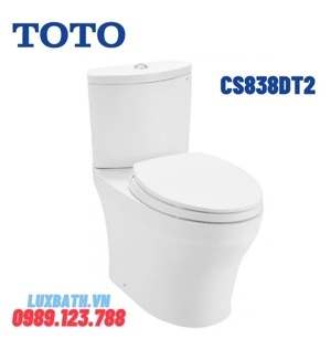 Bàn cầu TOTO CS838DT2 2 khối nắp TC393VS