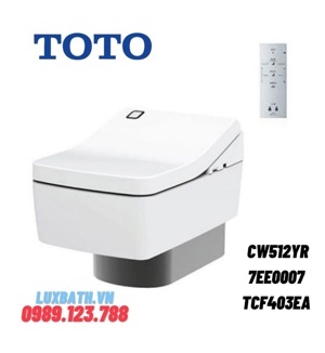 Bàn cầu Toto CW512YR/7EE0007/TCF403EA - 1 khối