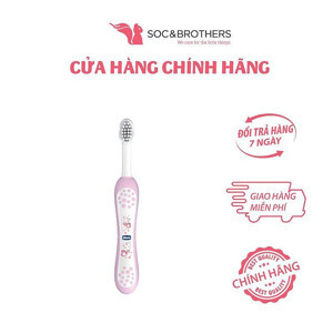Bàn chải đánh răng Chicco - Rùa con, Bướm hoa, cá xanh