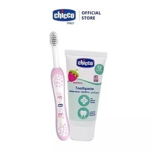 Bàn chải đánh răng Chicco - Rùa con, Bướm hoa, cá xanh