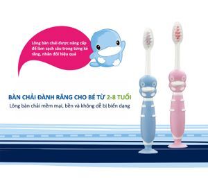 Bàn chải đánh răng cho bé từ 2-8 tuổi KuKu KU1113A