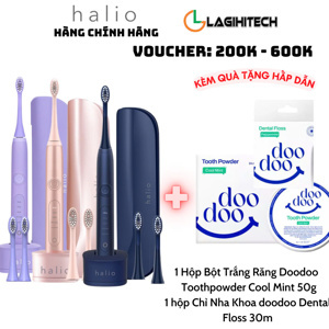 Bàn chải đánh răng điện Halio Sonic Whitening Electric Toothbrush