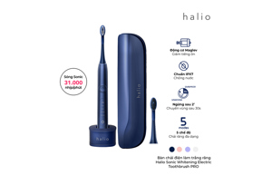 Bàn chải đánh răng điện Halio Sonic Whitening Electric Toothbrush