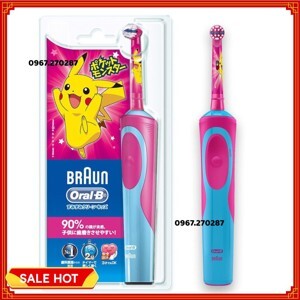 Bàn chải đánh răng điện Oral-B Braun Sumizumi Clean Kids Pokemon