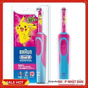 Bàn chải đánh răng điện Oral-B Braun Sumizumi Clean Kids Pokemon