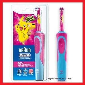 Bàn chải đánh răng điện Oral-B Braun Sumizumi Clean Kids Pokemon