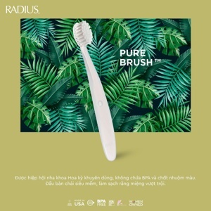 Bàn chải đánh răng Radius cho bé 6m+