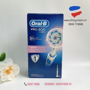 Bàn chải điện Oral-B Pro 600 Sensi Ultrathin