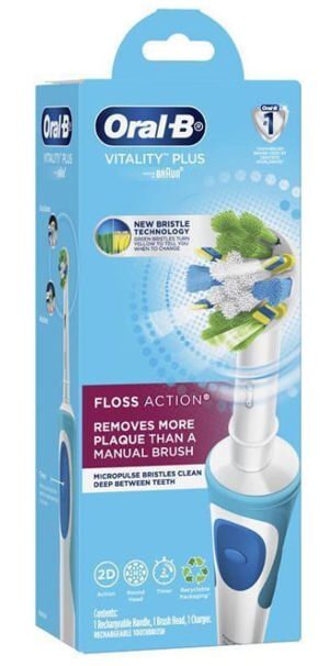 Bàn chải điện Oral B Vitality Power Toothbrush Floss Action +2 Refills