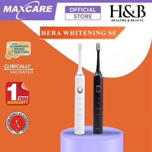 Bàn chải điện sóng siêu âm Maxcare Whitening Hera