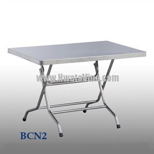 Bàn chữ nhật inox Hwata BCN2